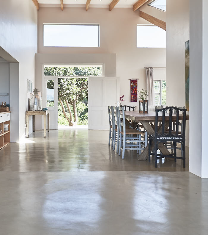 Rustic Beach House With CreteCote Floors Product Supplied By Lusion Products