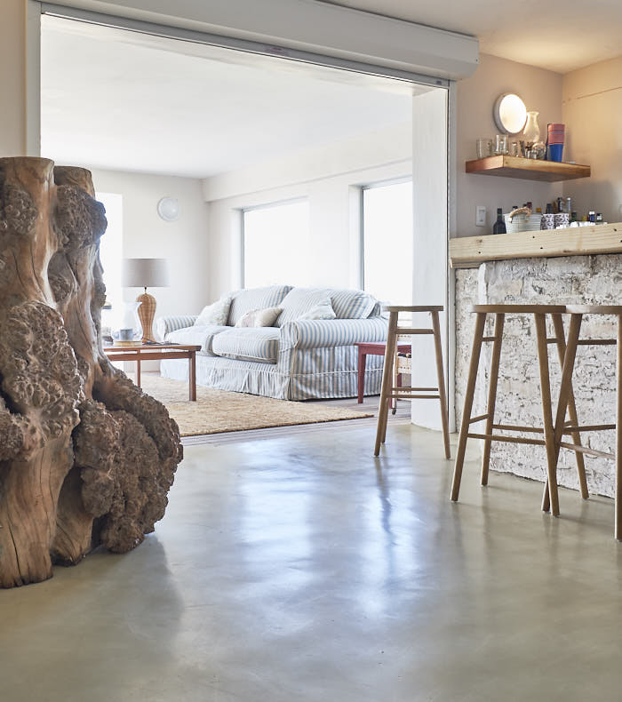 Rustic Beach House With CreteCote Floors Product Supplied By Lusion Products